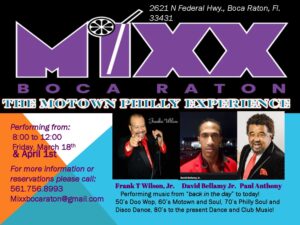 A flyer for the motown philly experience.