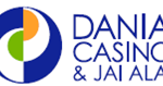 A blue and white logo of dance cassettes & tapes