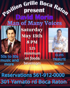 A man of many voices show with david morin