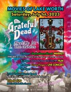 A poster for the grateful dead concert in the summer of 2 0 1 3.