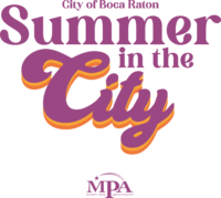 A green background with the words " my summer in the city ".